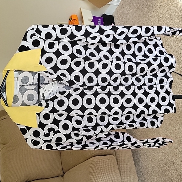 #2950 New york and company size medium ls button up shirt - Picture 1 of 4